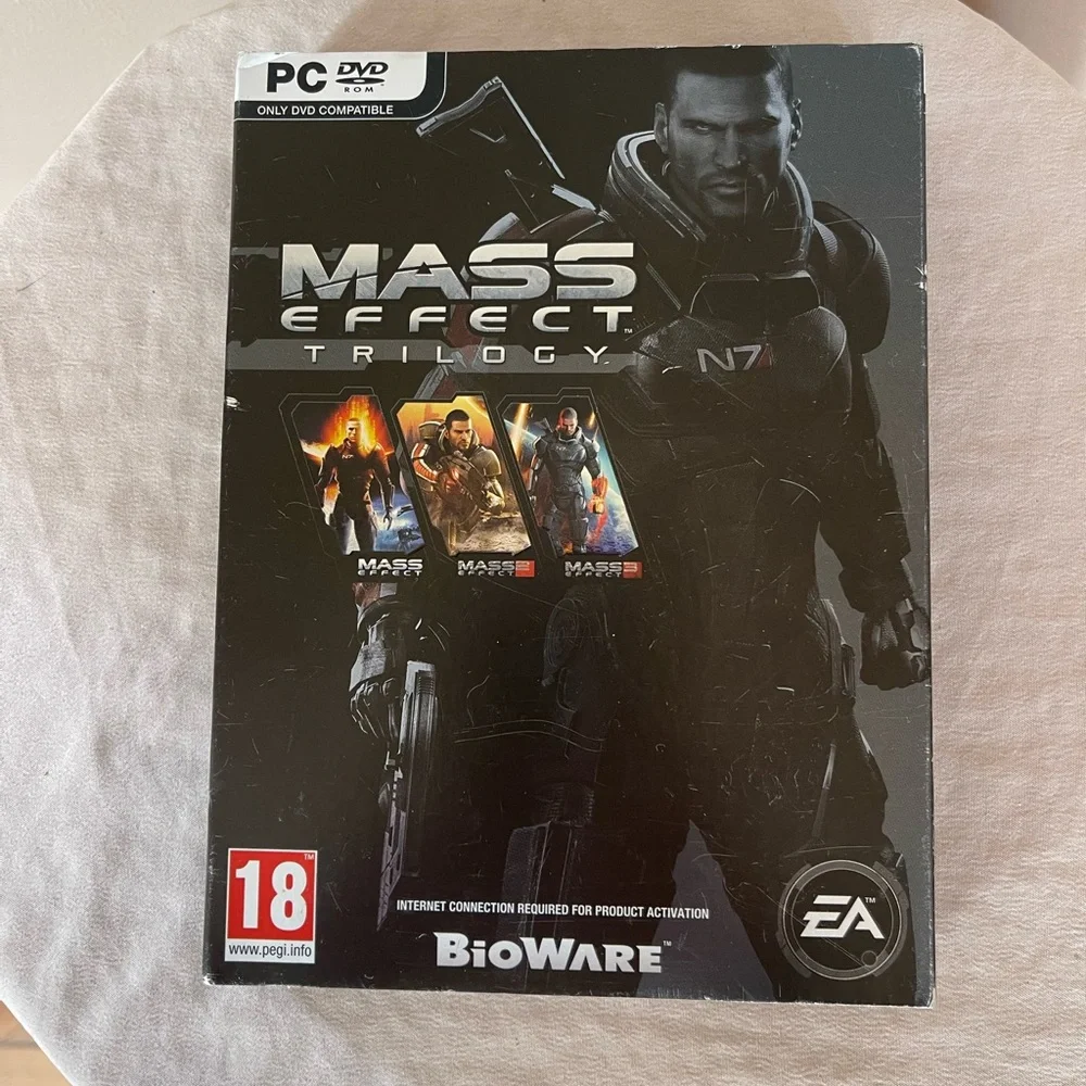 ⭐️ Mass Effect Trilogy BioWare EA Sports PC DVD ROM Computer Game Complete Saga